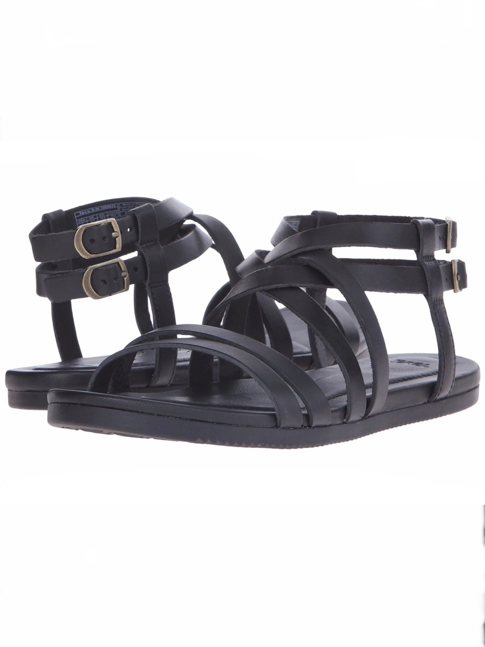 Teva Avalina Crossover Classic Black Strappy Women’s Sandals